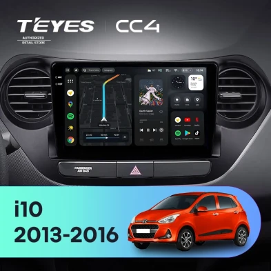 Штатная магнитола Teyes CC4 6/64 Hyundai i10 (2013-2016)