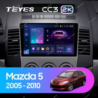 Штатная магнитола Teyes CC3 2K 4/64 Mazda 5 2 CR (2005-2010)