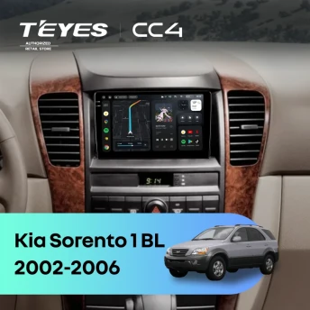Штатная магнитола Teyes CC4 6/64 Kia Sorento 1 BL (2002-2006)