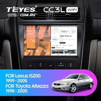 Штатная магнитола Teyes CC3L WiFi 2/32 Lexus IS200 XE10 (1999-2005)