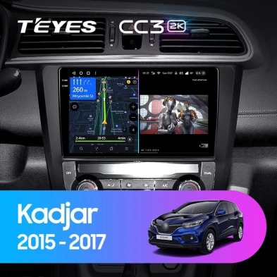 Штатная магнитола Teyes CC3 2K 4/64 Renault Kadjar (2015-2017)
