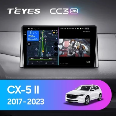 Штатная магнитола Teyes CC3 2K 360 6/128 Mazda CX-5 2 KF (2017-2023) F2