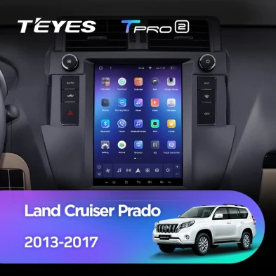 Штатная магнитола Tesla style Teyes TPRO 2 4/64 Toyota Land Cruiser Prado 150 (2013-2017)