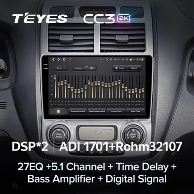 Штатная магнитола Teyes CC3 2K 4/32 Kia Sportage 2 (2004-2010) F1