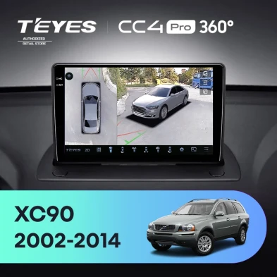 Штатная магнитола Teyes CC4 Pro 360 12/256 Volvo XC90 (2002-2014) F1