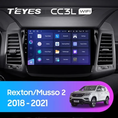 Штатная магнитола Teyes CC3L WiFi 2/32 SsangYong Rexton Y450 Y400 (2018-2021)