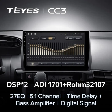 Штатная магнитола Teyes CC3 4/32 Toyota Wish 2 XE20 (2009-2017)